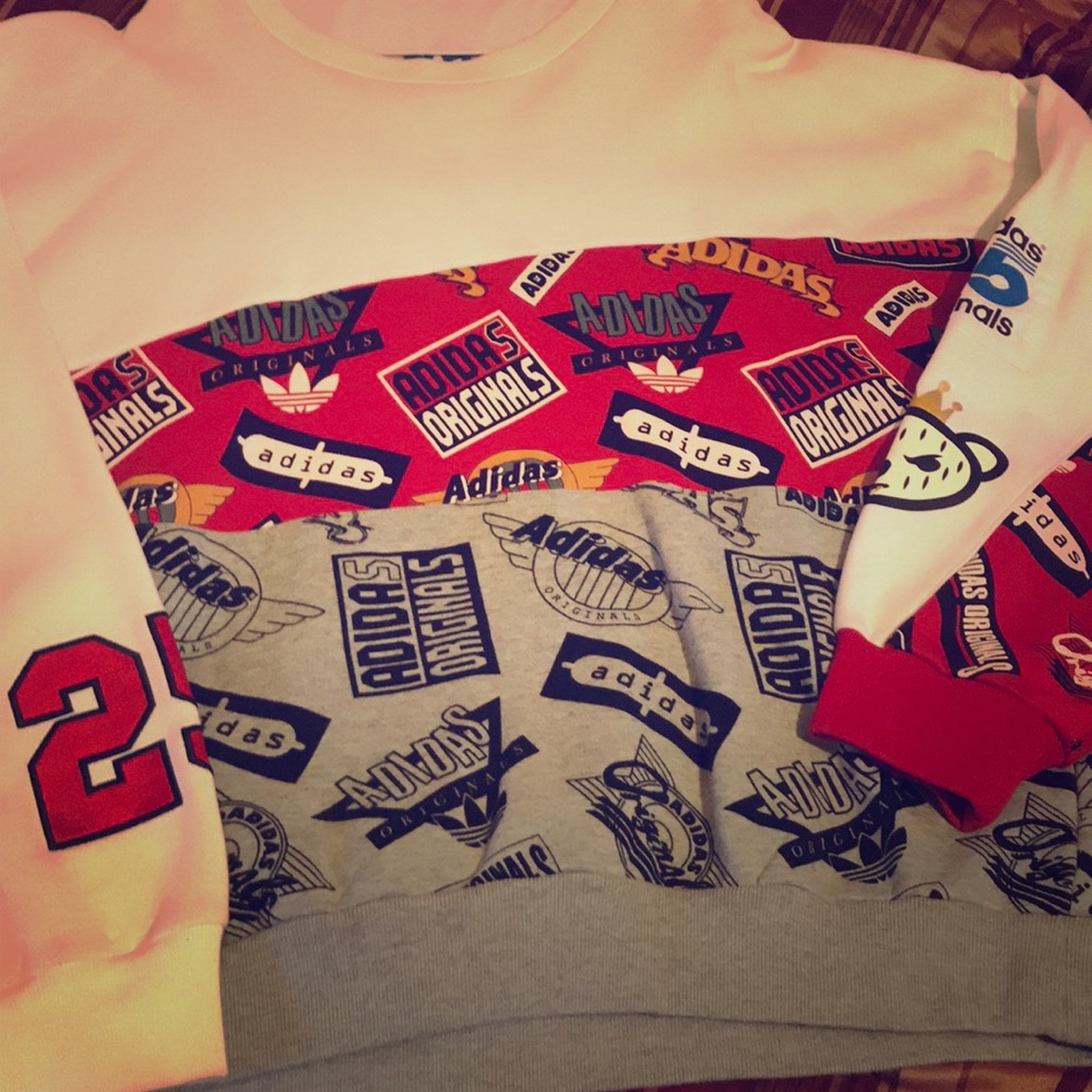 Adidas logo sweater